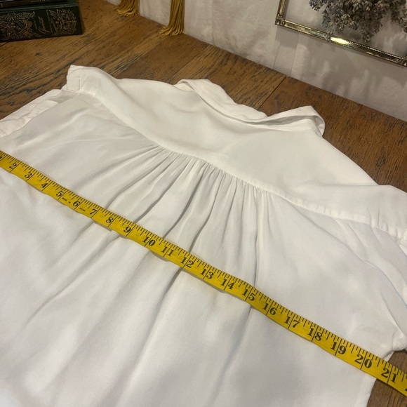 COMPAÑIA FANTASTICA white blouse size S - Picture 12 of 13